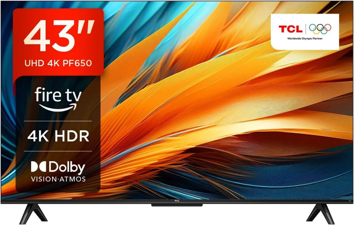 TCL 43PF650 Téléviseur 4K Ultra HD 43' avec HDR et Smart LED